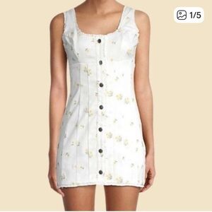 For Love And Lemons waverly floral mini dress in daisy